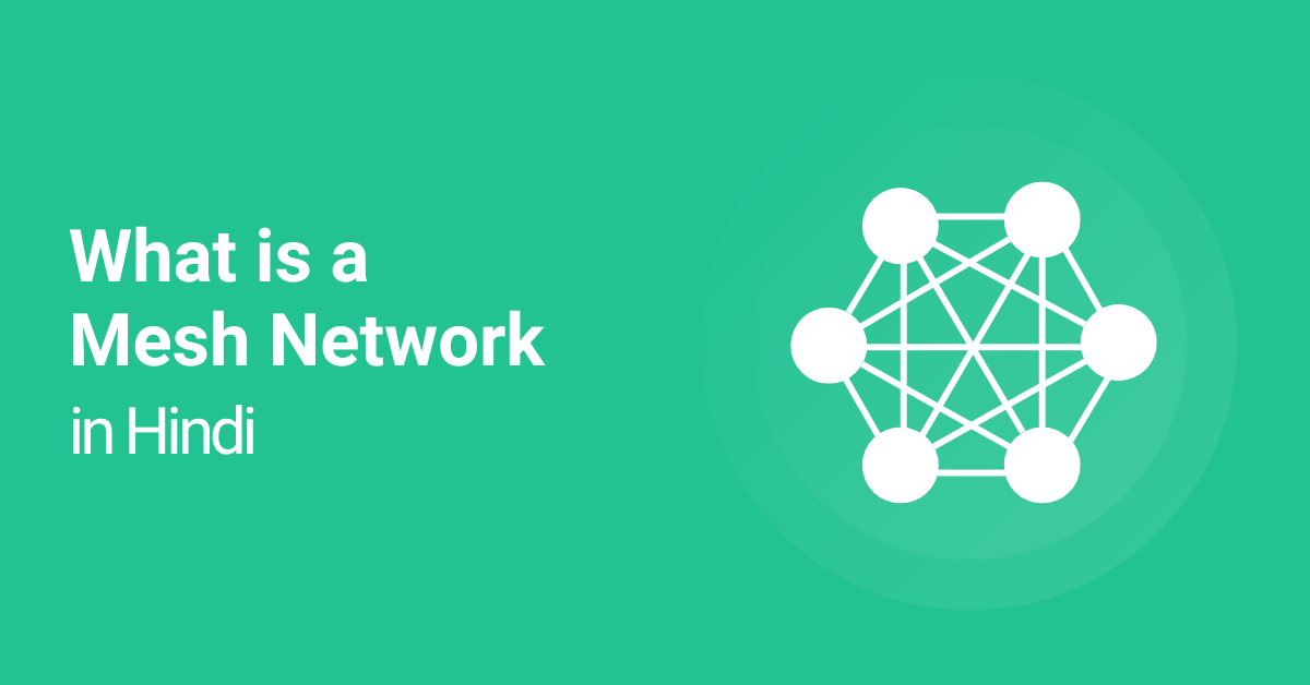 Mesh Network in Hindi, Types of Mesh Network in Hindi